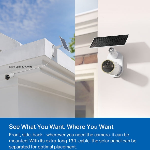 Tapo Solar-Powered Security Camera Kit | TAPOC460KIT