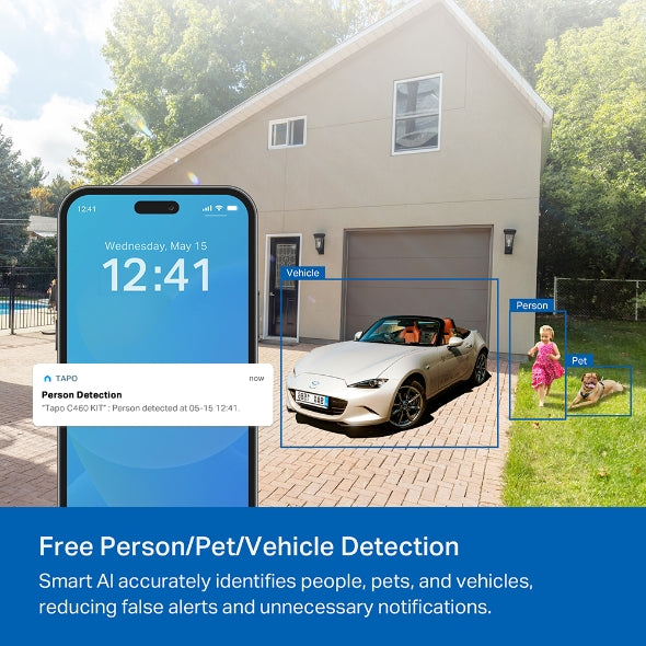 Tapo Solar-Powered Security Camera Kit | TAPOC460KIT