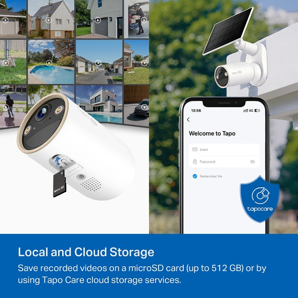Tapo Solar-Powered Security Camera Kit | TAPOC460KIT