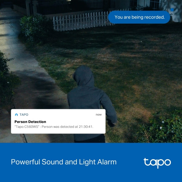 Tapo Outdoor Pan/Tilt Security Wi-Fi Camera | TAPOC560WS
