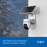 Tapo Solar-Powered Pan/Tilt Security Camera Kit | TAPOC610KIT