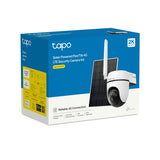 Tapo Solar-Powered Pan/Tilt 4G LTE Security Camera Kit | TAPOC615GKIT