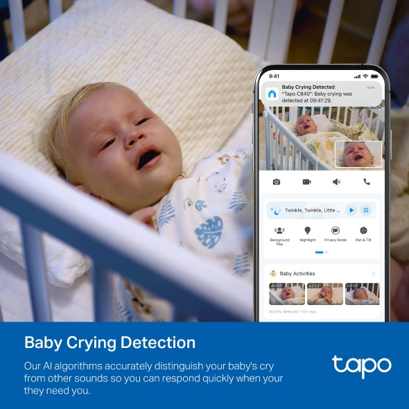 Tapo Dual-Lens Smart Baby Camera | TAPOC840