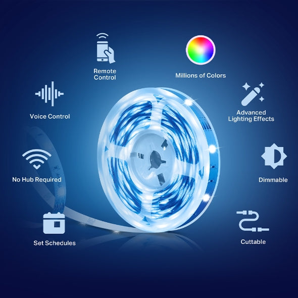 Tapo Smart Wi-Fi Multicolor LED Strip 5m | TAPOL9005