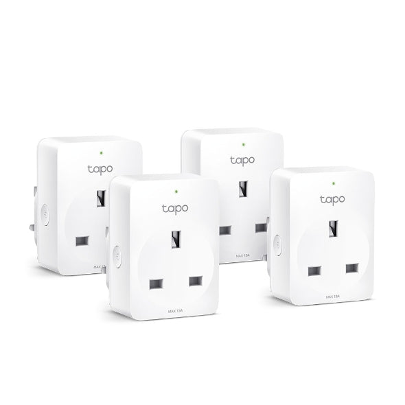 Tapo Mini Smart Wi-Fi Socket 4pk | TAPOP100(4-PACK)V2