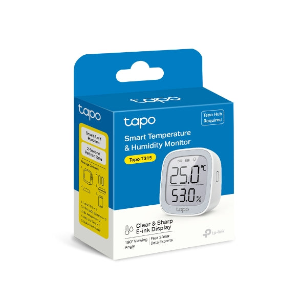Tapo Smart Temperature & Humidity Monitor | TAPOT315