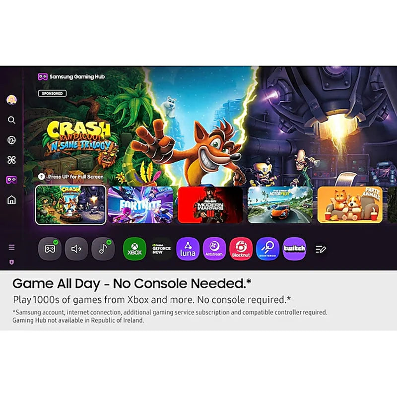 Samsung U7000F 43" 4K Smart TV (2025) - Black | UE43U7000FKXXU