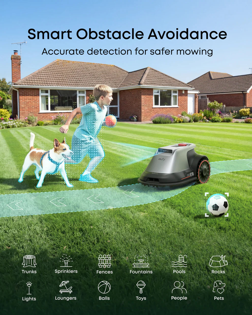 Eufy E18 Robot Lawn Mower | T28012A1