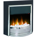 Dimplex Zamora Black Chrome Effect Electric Fire | ZAM20