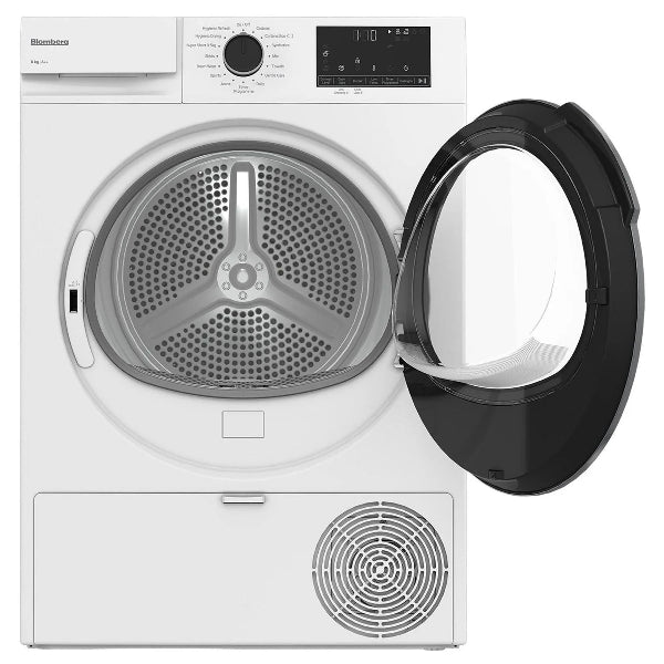 Blomberg 8kg Heat Pump Tumble Dryer with Sensor Drying - White | LTNA18320W