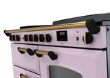 Rangemaster Classic Deluxe 110cm Induction Range Cooker - Heather & Brass | CLDLO110EIPHTH/AB1