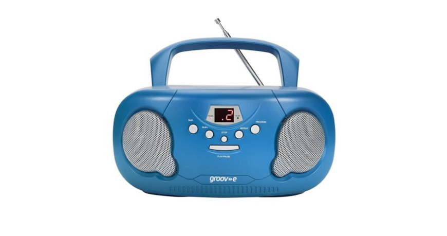 Groov-e Portable CD & Radio Blue GVPS733/BE