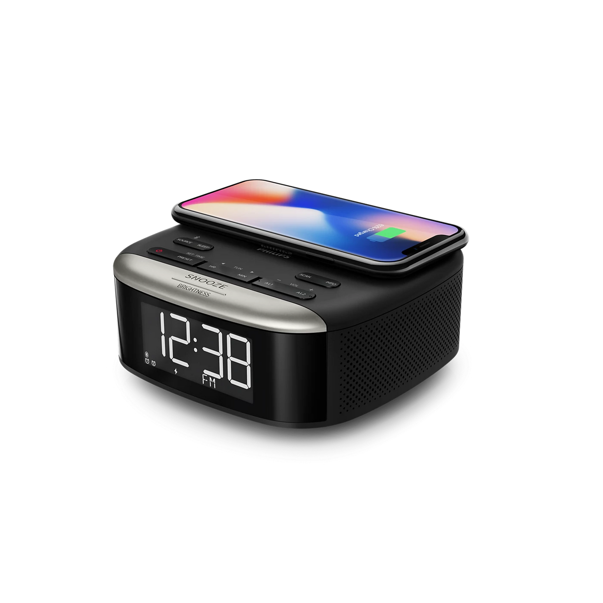 Philips Clock Radio With Wireless Charger TAR7606/10