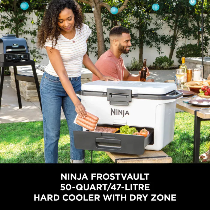 Ninja FrostVault 47L Hard Cooler with Dry Zone Cloud White | FB151UKWH