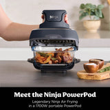 Ninja CRISPi 4-in-1 Portable Glass Air Fryer - Space Blue | FN101UKGY