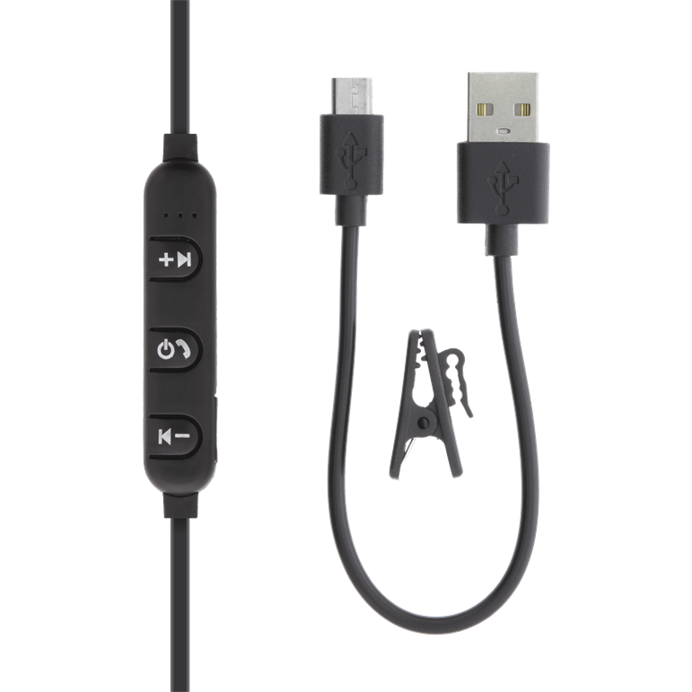 Streetz In-Ear Headphones - Black | HLBT303