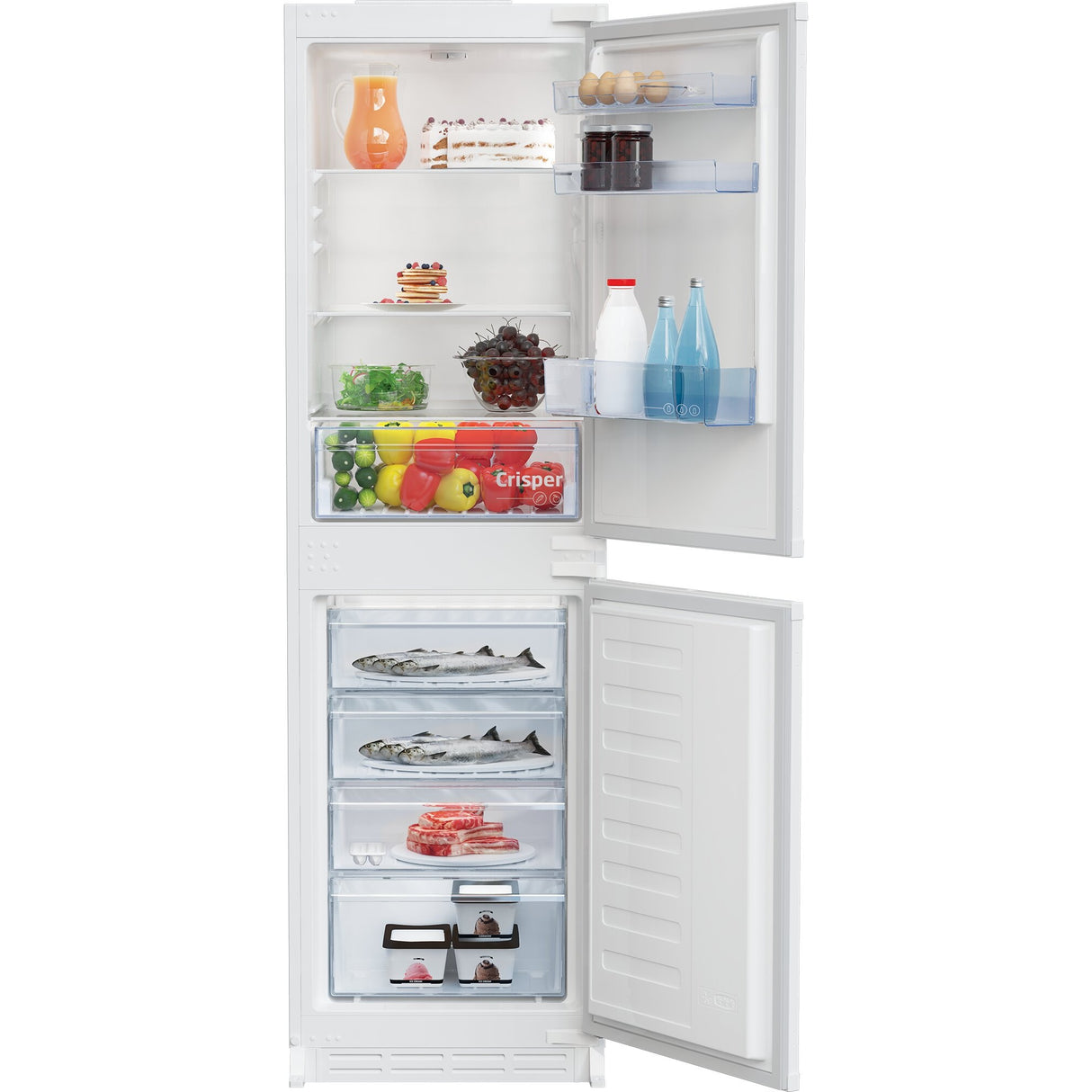 Beko Integrated Fridge Freezer 50:50 BCSM450