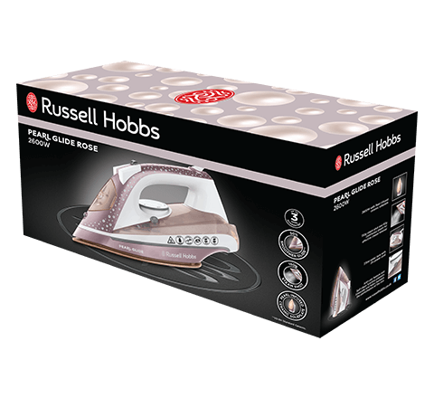 Russell Hobbs Pearl Glide Iron - Pink | 23972