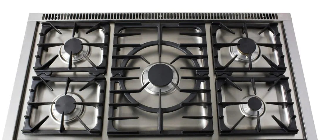 Mercury 1200mm Dual Fuel Range Cooker-Snowdrop & Chrome | MCY1200DFSD