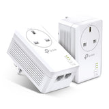 TP Link AV1000 2-Port Gigabit Passthrough Powerline Starter Kit | TL-PA7027PKIT