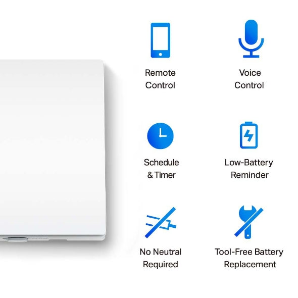 Tapo Smart Light Switch, 1-Gang 1-Way | TAPOS210