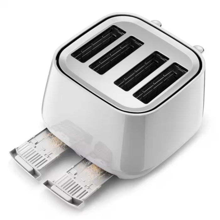 Delonghi Eclettica 4 Slice Toaster White CTY4003.W