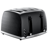 Russell Hobbs Honeycomb 4 Slice Toaster - Black | 26071