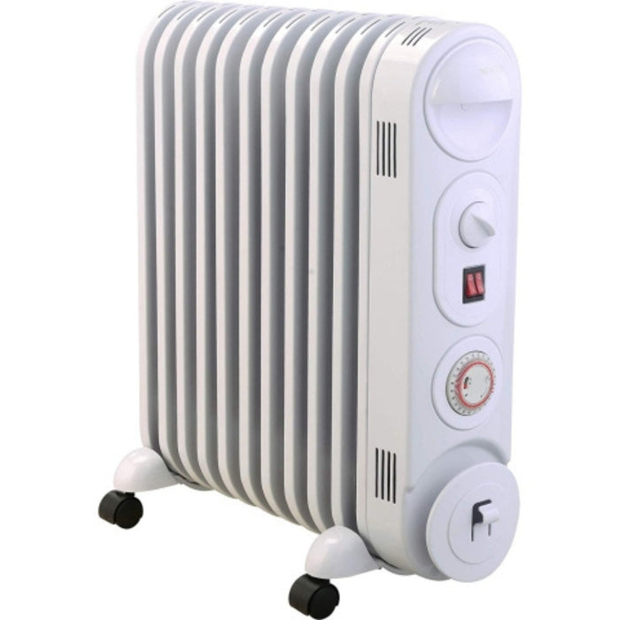 Mylek Electric Oil Filled Radiator with 24 Hour Timer MYOF2000