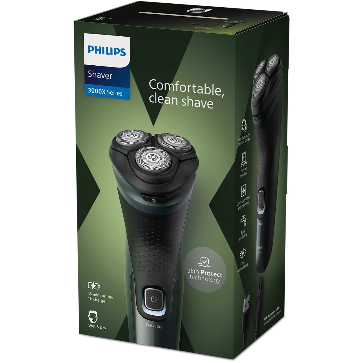 Philips 3000X Series Wet & Dry Electric Shaver | X3052/00