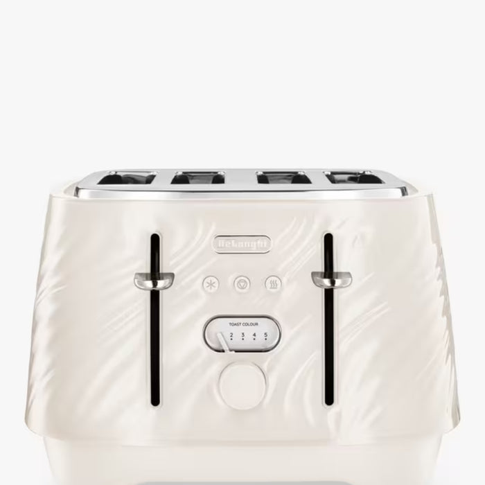 De'Longhi Ballerina Seta Toaster Cream CTDS4003.CR