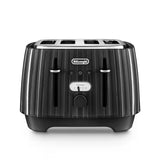 De'Longhi Ballerina Seta Toaster - Black | CTDS4003.BL