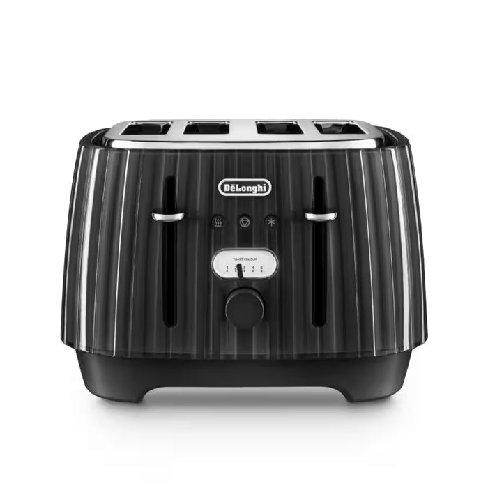 De'Longhi Ballerina Seta Toaster Black CTDS4003.BL