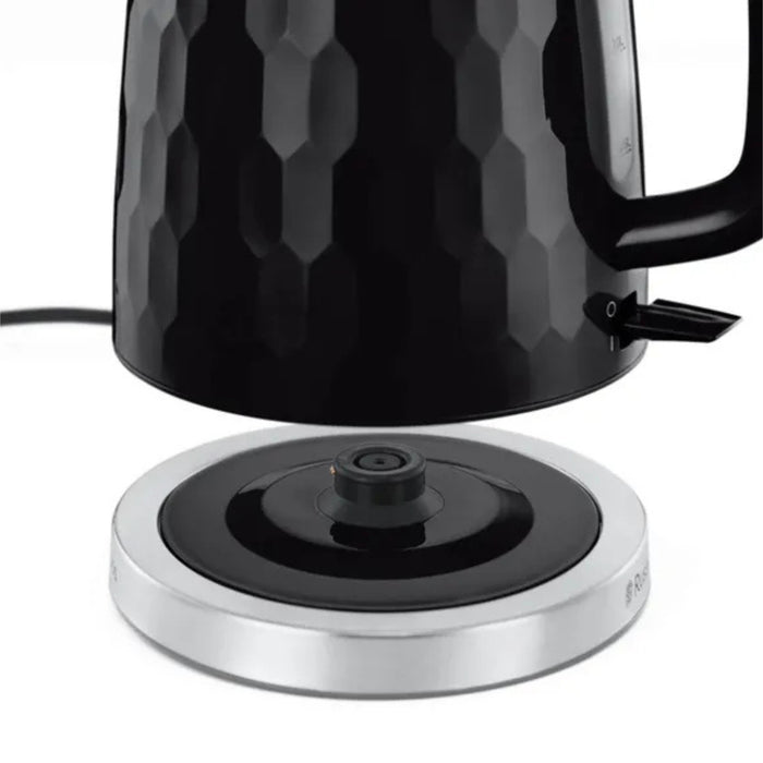 Russell Hobbs Honeycomb Electric 1.7L Cordless Kettle Black 26051