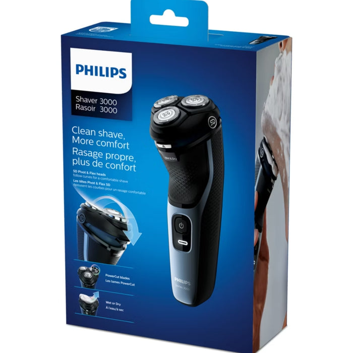 Philips Series 3000 Wet or Dry Electric Shaver S3133/51