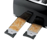 Russell Hobbs Honeycomb 4 Slice Toaster - Black | 26071