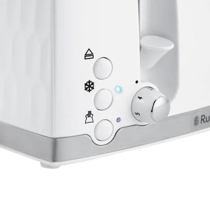 Russell Hobbs Honeycomb 4 Slice Toaster White 26070