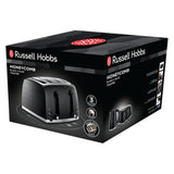 Russell Hobbs Honeycomb 4 Slice Toaster - Black | 26071