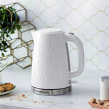 Russell Hobbs Honeycomb Electric 1.7L Cordless Kettle White | 26050