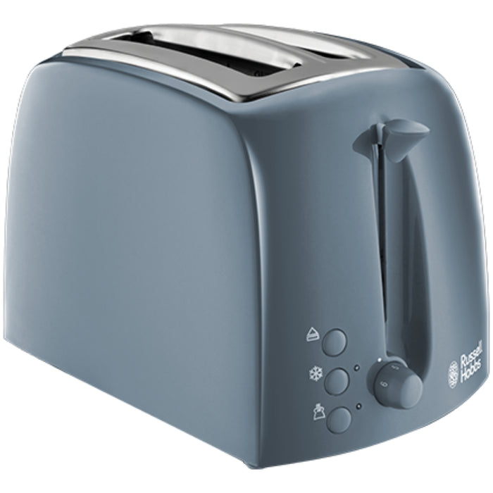 Russell Hobbs Textures 2 Slice Toaster Grey 21644