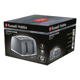 Russell Hobbs Honeycomb 4 Slice Toaster - Grey | 26073
