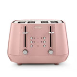 Delonghi Eclettica 4 Slice Toaster - Pink | CTY4003.PK