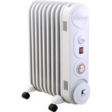 Mylek Electric Oil Filled Radiator with 24 Hour Timer MYOF2000