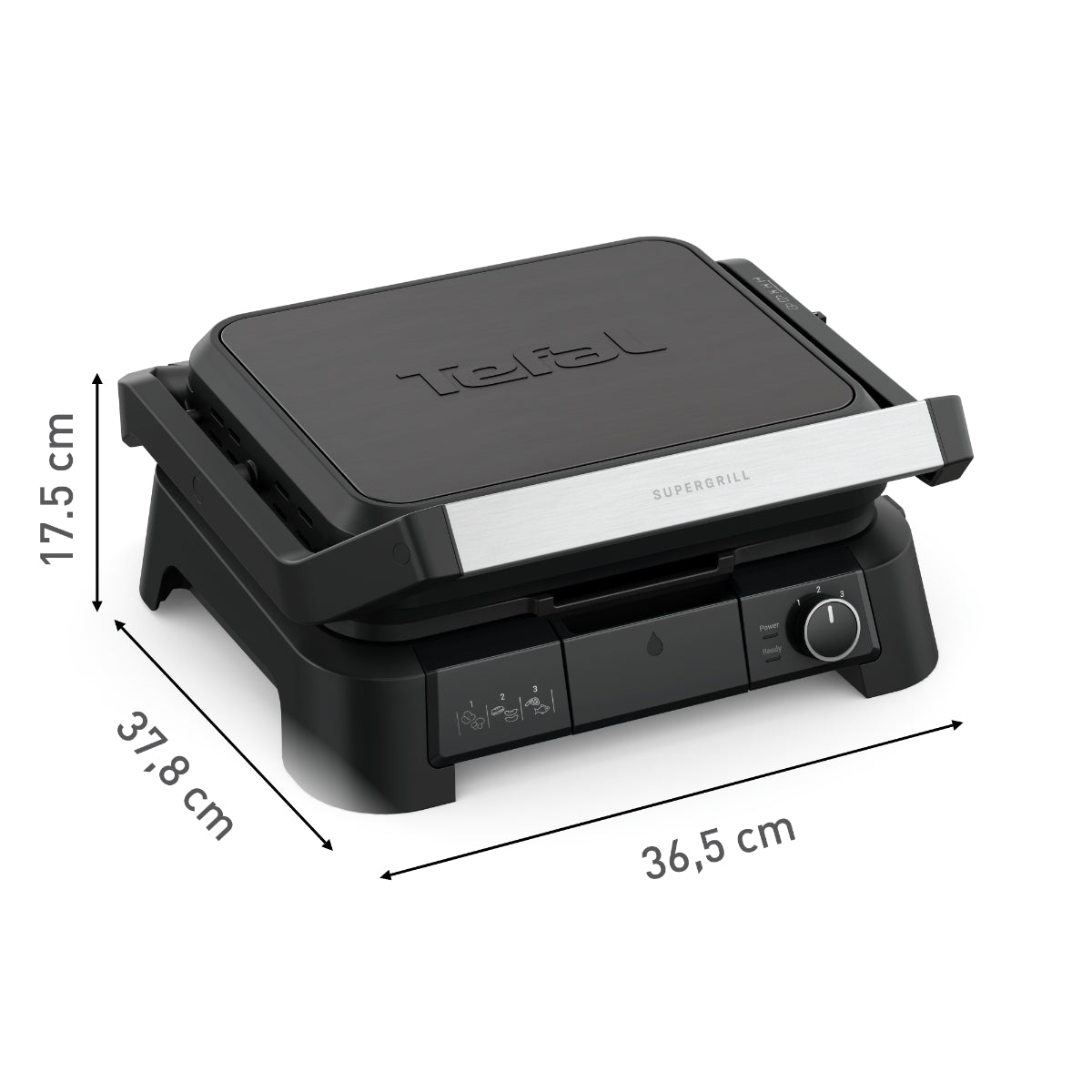 Tefal 3-in-1 Tabletop Grill - Black | GC5018G1