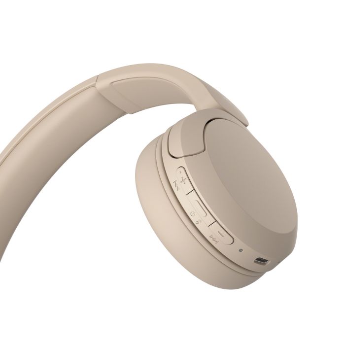 Sony Cream Bluetooth Headphones