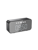 XO Wireless Speaker Mirror Clock - Black | EXSXO-F41