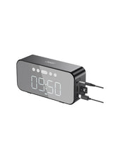 XO Wireless Speaker Mirror Clock - Black | EXSXO-F41